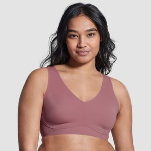 NWOT True & Co Berry True Everybody Women's V-Neck Lift Bra Size Medium